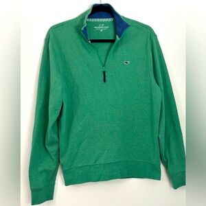 VINEYARD VINES 100% Pima Cotton Ladies Quarter Zip Sweatshirt Size XS